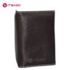 Chocolate Black leather men wallet