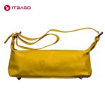 Yellow Leather Ladies hand bag