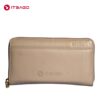cream leather wallet
