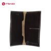Chocolate Black leather men wallet