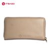 cream leather wallet