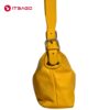 Yellow Leather Ladies hand bag