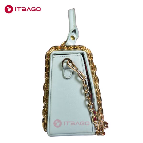 Golden chain Ladies hand bag